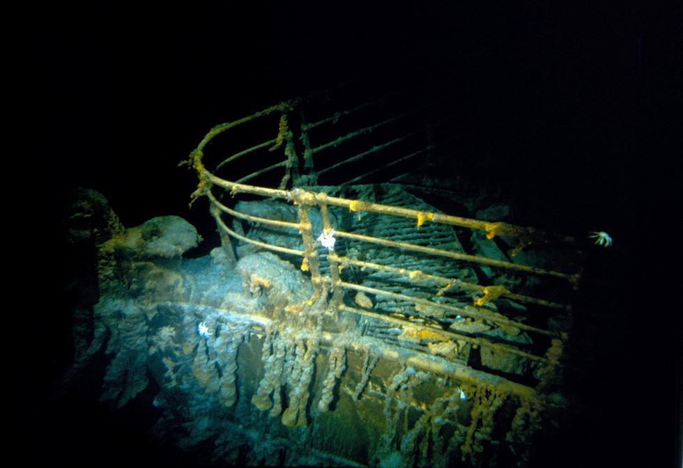 Las fotografías nunca antes vistas, pertenecen a la expedición de 1986, más de siete décadas después del hundimiento del barco.