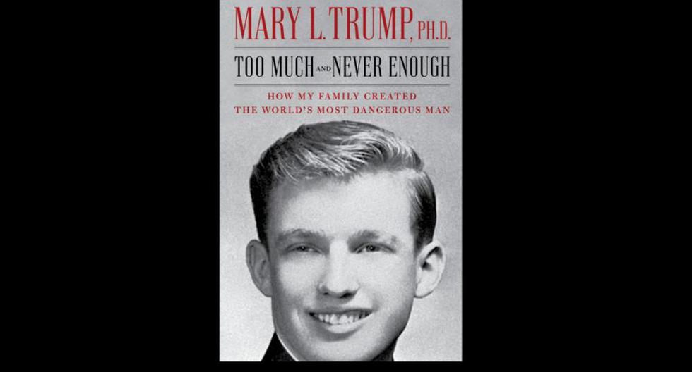 Esta imagen de portada publicada por Simon & Schuster muestra "Demasiado y nunca es suficiente: cómo mi familia creó al hombre más peligroso del mundo", por Mary L. Trump, Ph.D. (Foto: Simon & Schuster a través de AP).