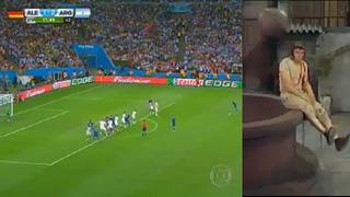 Messi y su tiro libre que se convirtió en viral en YouTube