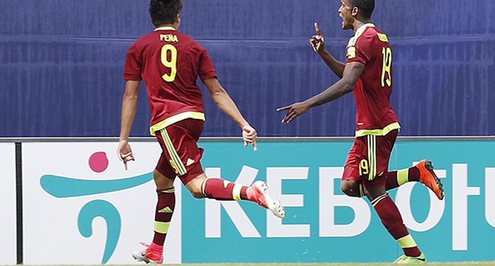 Con goles de Peña y Córdoba, Venezuela se impuso a Alemania en el debut del Mundial Sub 20 de Corea del Sur. (Foto: EFE | Video: FIFA)