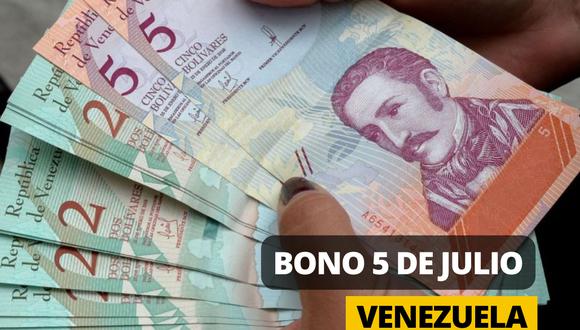 ¿Qué se sabe del Bono 5 de julio en Venezuela? | Foto: Diseño EC