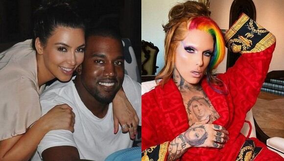Mientras se confirma si Kim Kardashian y Kanye West se divorcian, el nombre del beauty vlogger Jeffree Star aparece en la historia. (Foto: @kimkardashian @jeffreestar / Instagram)