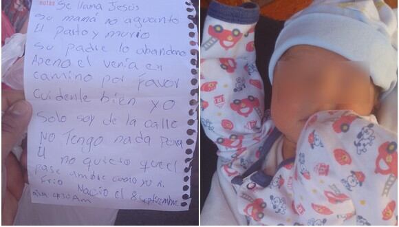 Abandonaron a un recién nacido en una bolsa y dejaron una carta: “Cuídenlo bien, por favor”. (Foto: Anto Sambran)