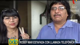 Rossy War fue estafada con la llamada del “sobrino detenido”