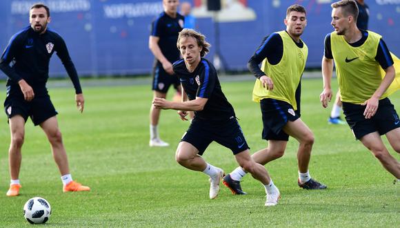 Rusia 2018: Modric confesó que Croacia tendrá que tener "un poco de suerte" para avanzar a octavos. (Foto: AFP)