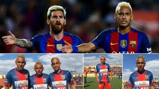 Fútbol peruano: copiaron 'look' de Messi y Neymar en Copa Perú