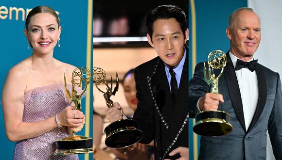 Amanda Seyfried ("The Dropout"), Lee Jung Jae ("El juego del calamar") y Michael Keaton ("Dopesick"); ganadores del Emmy 2022.