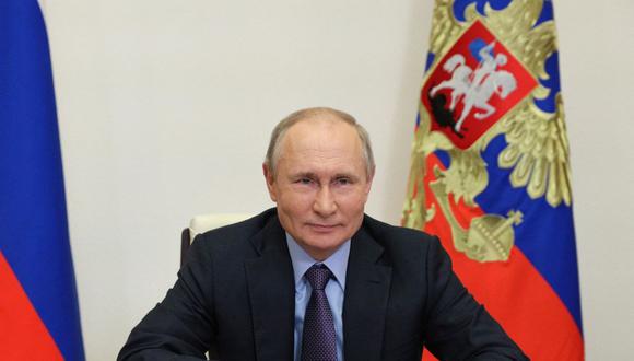 El presidente de Rusia Vladimir Putin. (Sergei Ilyin / Sputnik / AFP).