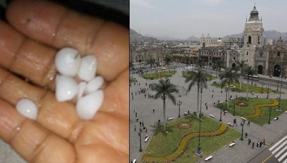 Anoche, Chincha soportó una inusual granizada que sorprendió a sus vecinos pues no se presenta en la costa peruana.