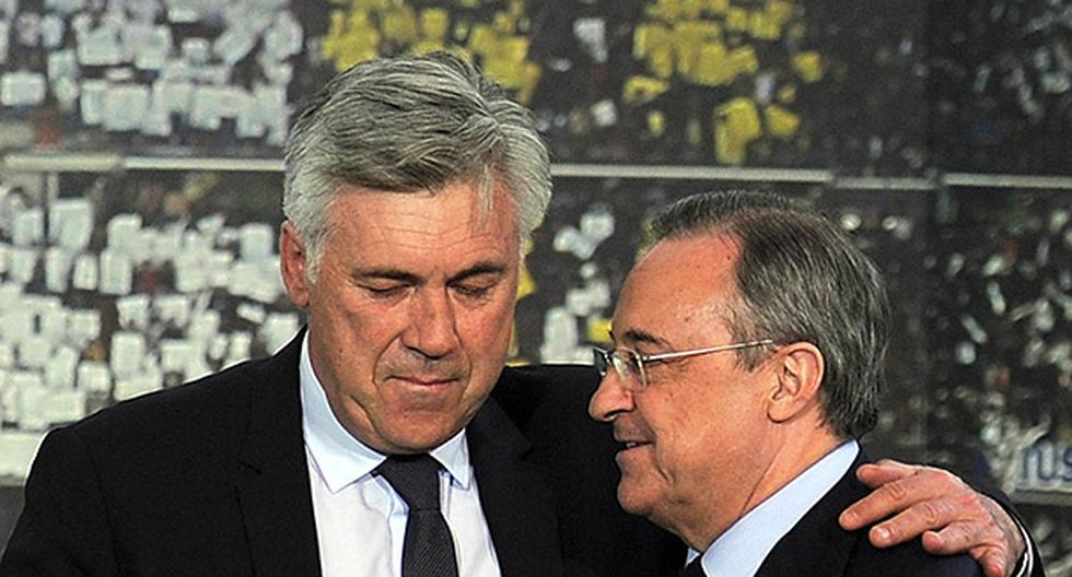 Carlo Ancelotti y Florentino Pérez. ¿Se acabó el amor? (Foto: Getty Images)
