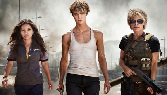 Natalia Reyes, Mackenzie Davis y Linda Hamilton aparecen en la imagen que fue dada a conocer este miércoles por Paramount Pictures. (@Terminator)