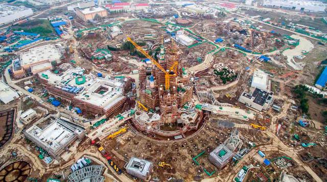 Así va la construcción del primer parque Disney en China  - 2