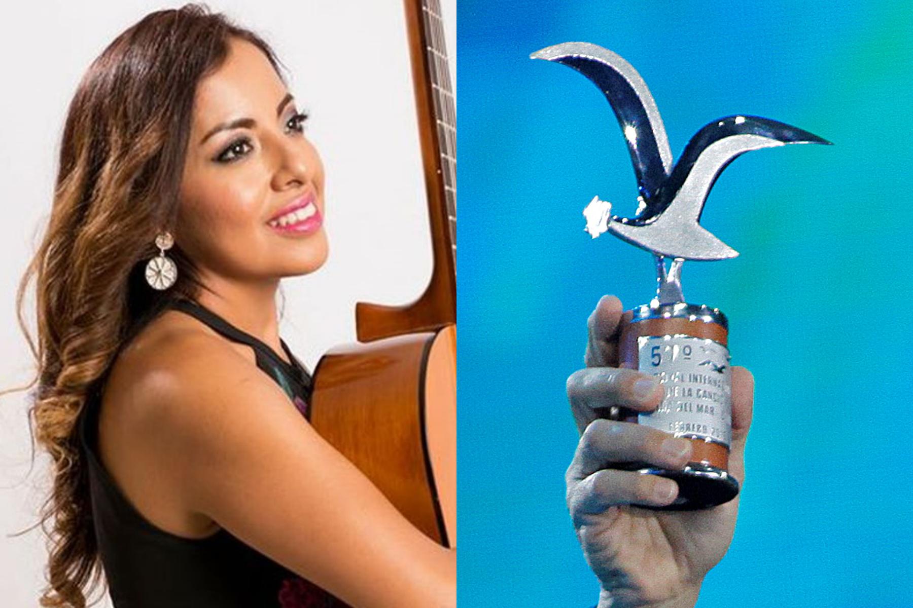 Viña del Mar 2020. Luz Merly Santa Cruz buscará llevarse la Gaviota. Foto: El Comercio/ AFP.