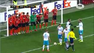Shakhtar evitó gol con sus once jugadores bajo el arco (VIDEO)