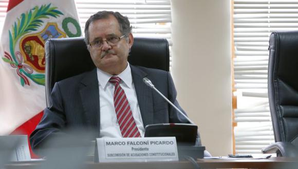 Marco Tulio Falcon&iacute; quiso renunciar al Congreso para ser candidato a la presidencia regional de Arequipa. Ahora busca presidir comisi&oacute;n parlamentaria. (Foto: Dante Piaggio/Archivo El Comercio)