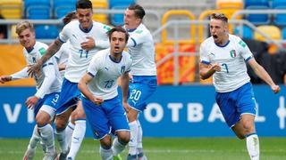 Italia derrotó 1-0 a Ecuador y es líder del Grupo B del Mundial Sub 20 de Polonia