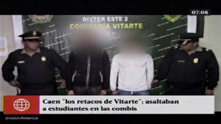 Ate: caen menores de 17 y 15 años tras asaltar a universitarios