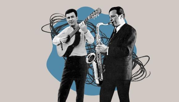 João Gilberto y Stan Getz, dos músicos que propiciaron el auge de la bossa nova. ELENA CANTÓN