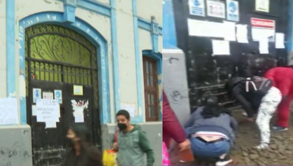 Cierran colegio República de Bolivia a tres meses del fin de clases. Foto: Latina