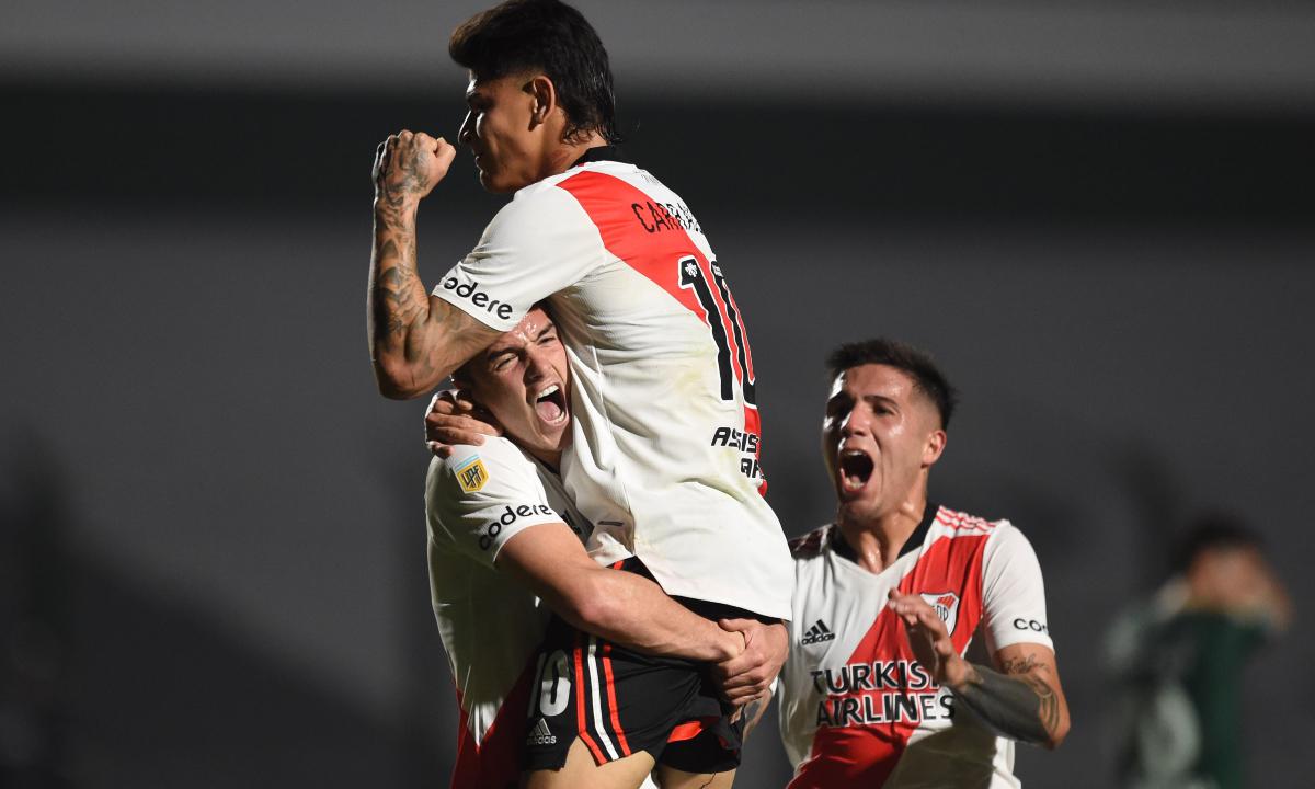 River y Sarmiento se enfrentaron en Junín por la novena jornada de la Liga Profesional Argentina. | Foto: River Plate