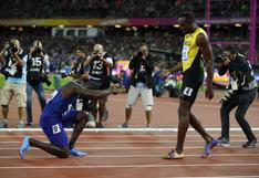 Justin Gatlin venció a Usain Bolt, pero se inclinó ante él en un gran gesto [FOTOS]