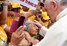 Papa Francisco en Perú: esto dijo abuelita que recibió su bendición