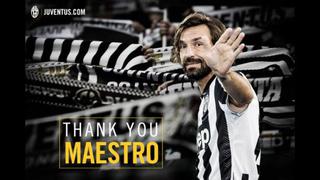 Juventus anunció oficialmente la salida de Andrea Pirlo