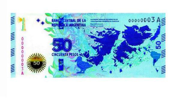 Twitter: nuevo billete argentino genera mofa en Las Malvinas