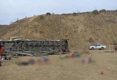 Tragedia en Piura: más de 20 muertos tras caída de bus interprovincial con 60 pasajeros a un abismo