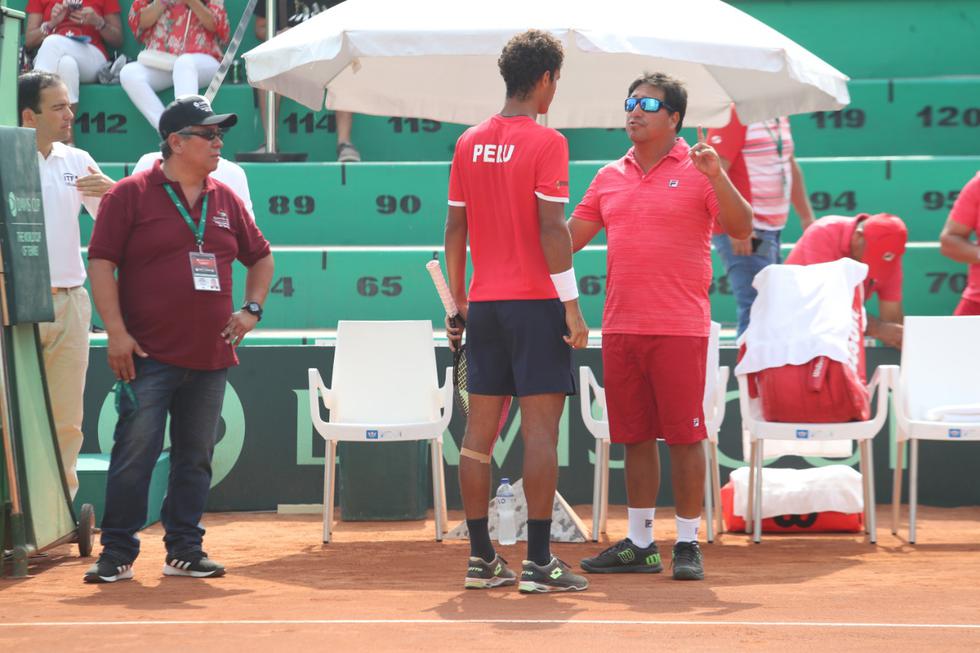 Perú y Suiza igualan 1-1 en playoffs del Grupo Mundial I de Copa Davis | Fotos: Rolly Reyna/Joel Alonzo/GEC