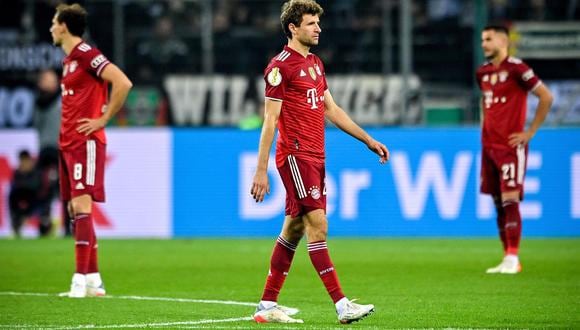 Bayern Múnich cayó goleado por Borussia Monchengladbach en el Borussia Park por la segunda ronda de la Copa de Alemania. (Foto: EFE)