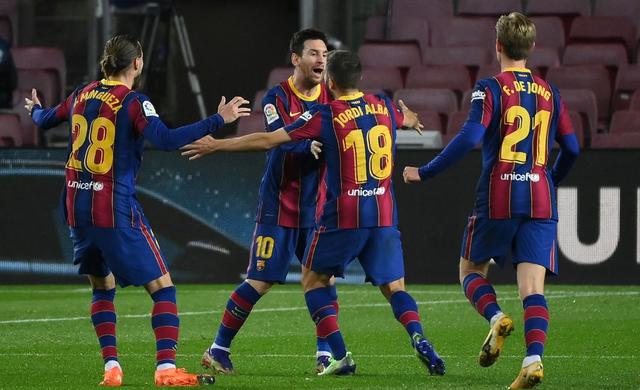 Barcelona vs Real Sociedad: las imágenes del partido en el Camp Nou por la jornada 19 de LaLiga Santander. (Foto: AFP)