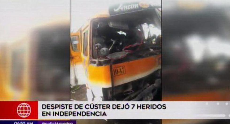 Accidente no dejó víctimas mortales. (Foto: Captura/América Noticias)