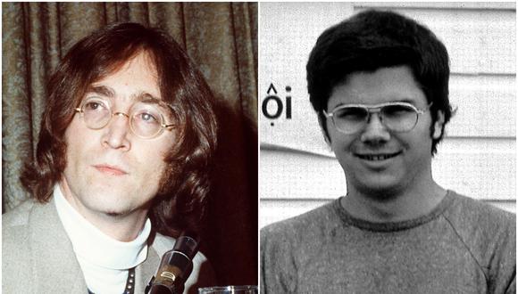 John Lennon (izquierda) y su asesino Mark David Chapman. Este 8 de diciembre se cumplen 41 años desde el asesinato que cambió el mundo de la música. (Foto: AP)