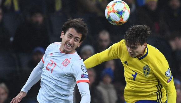 España vs. Suecia, duelo por las eliminatorias. (Foto: AFP)
