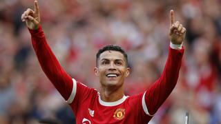 Cristiano Ronaldo anota su primer tanto con el Manchester United en la Europa League