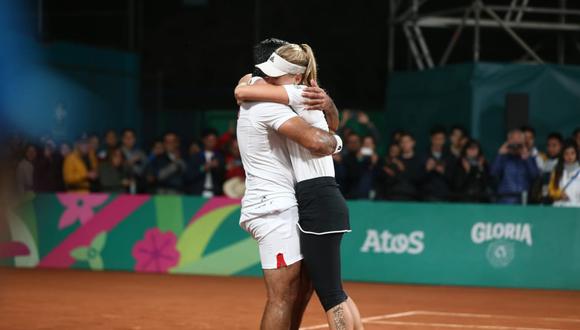 Anastasia Iamachkine y Sergio Galdos conquistaron la medalla de bronce en dobles mixto en Lima 2019 | Foto: Giancarlo Ávila/GEC