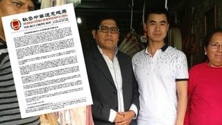Comunidad china rechaza agresiones contra dueño de chifa