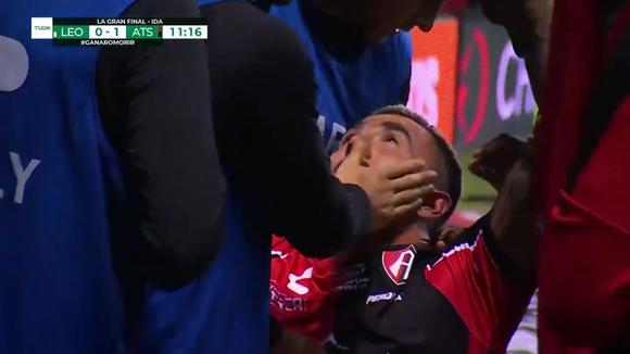 Gol de Luis Reyes para el 1-0 de Atlas vs. León. (Video: TUDN)