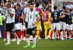 ¡Argentina eliminada de Rusia 2018! Cayó 3-4 ante Francia en octavos de final