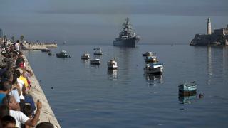 FOTOS: buques de guerra rusos llegaron a Cuba