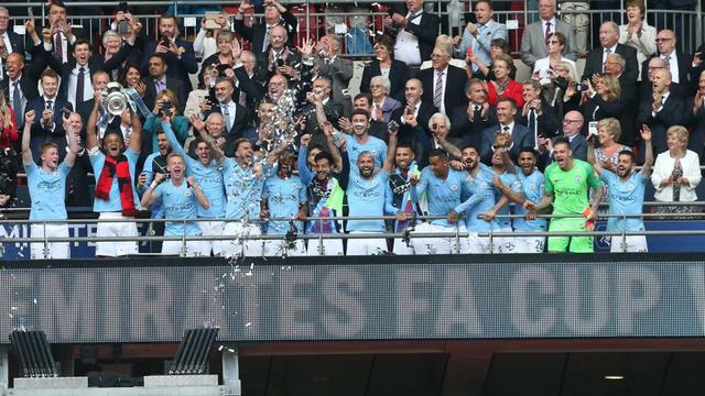 Manchester City campeón de la FA Cup 2018-19. (Foto: AP)