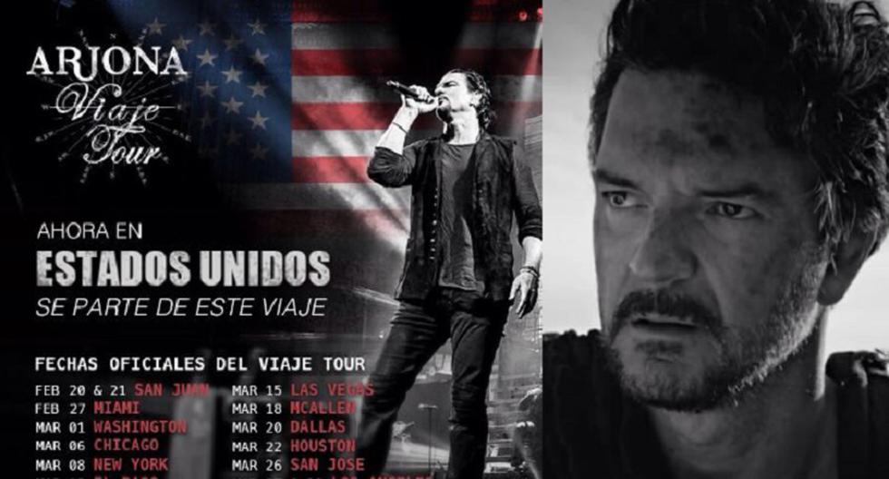 Ricardo Arjona iniciará su gira este viernes 20 de febrero en Puerto Rico. (Foto: Facebook)