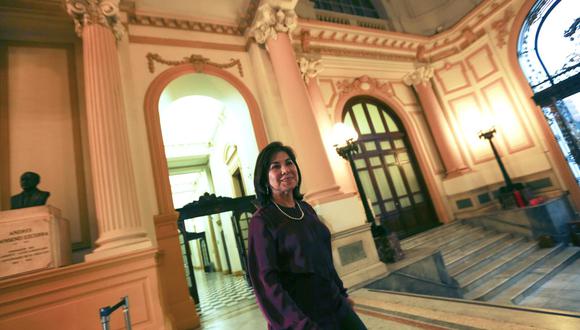 Martha Chávez Cossio es en la actualidad asesora de la primera vicepresidencia del Parlamento. (Foto: El Comercio)
