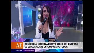 Esto es guerra: Rosángela Espinoza habló de su debut como conductora de espectáculos