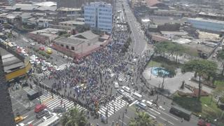 Paro de transportistas: así fue la marcha por el Centro [FOTOS]