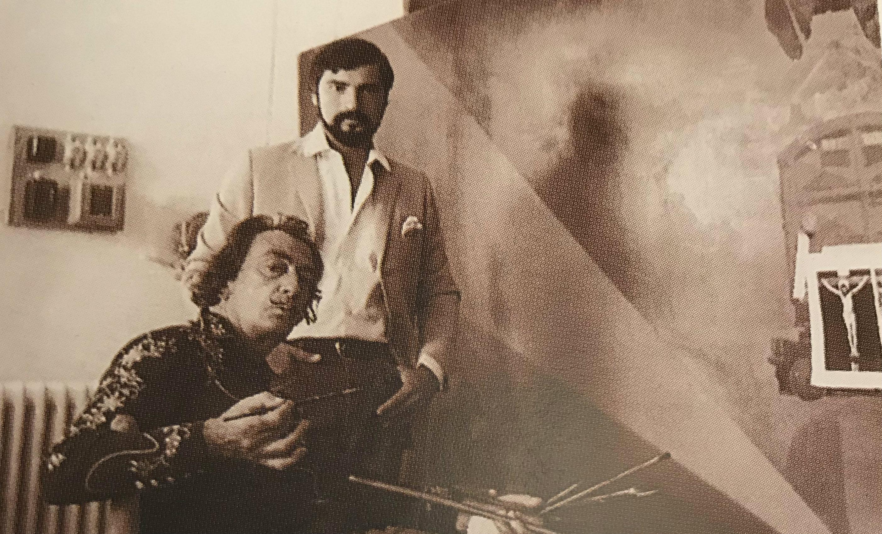 Carlos Revilla y Salvador Dalí (Foto: Archivo personal)
