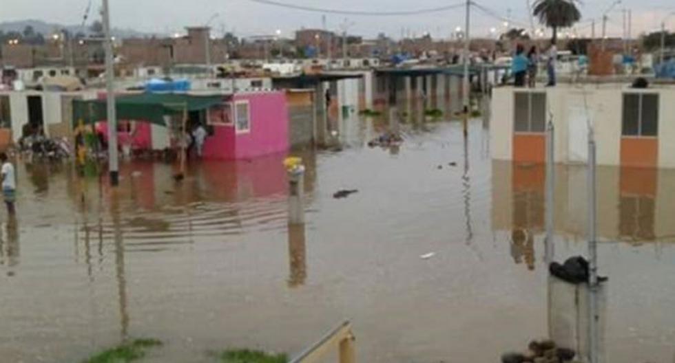 Los huaicos e inundaciones provocados por las lluvias intensas que se registran en la región Ica dejan hasta el momento 1,151 familias afectadas y 52 damnificadas. (Foto: Andina)