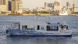 Hydro Bingo, el primer barco de hidrógeno para pasajeros sale a flote en Japón | VIDEO