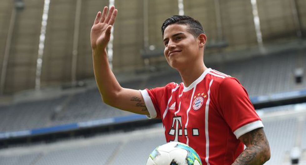 Facebook: Facebook: James Rodríguez y los jugadores del Bayern ya